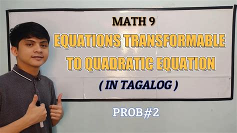 equation in tagalog